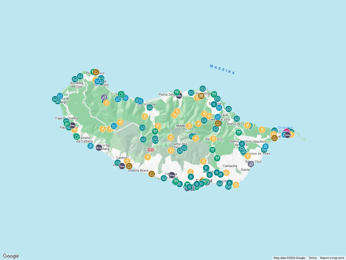 Madeira road trip map | Benkens.blog