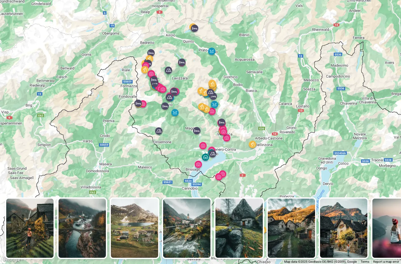 Itinerary Builder Screenshot