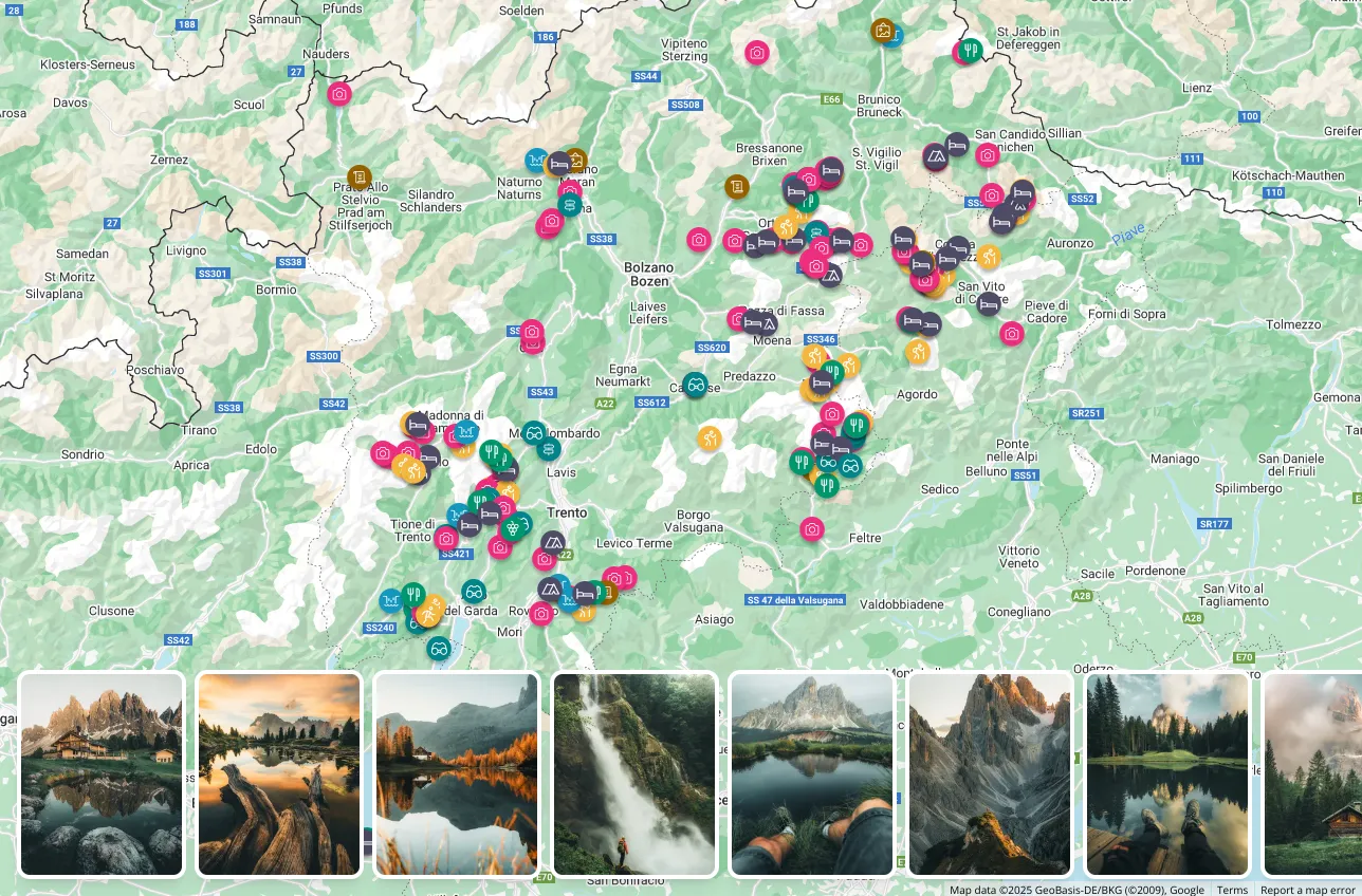 Itinerary Builder Screenshot