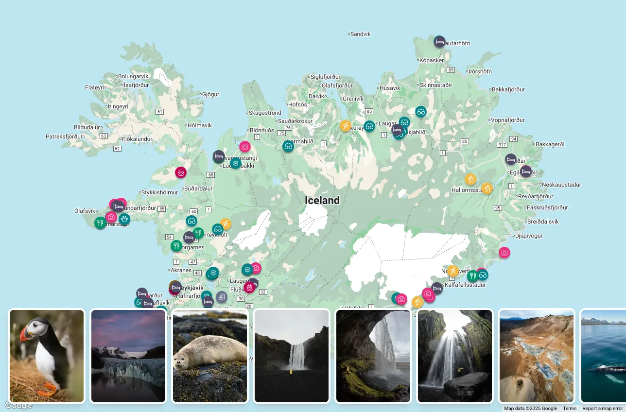 Itinerary Builder Screenshot