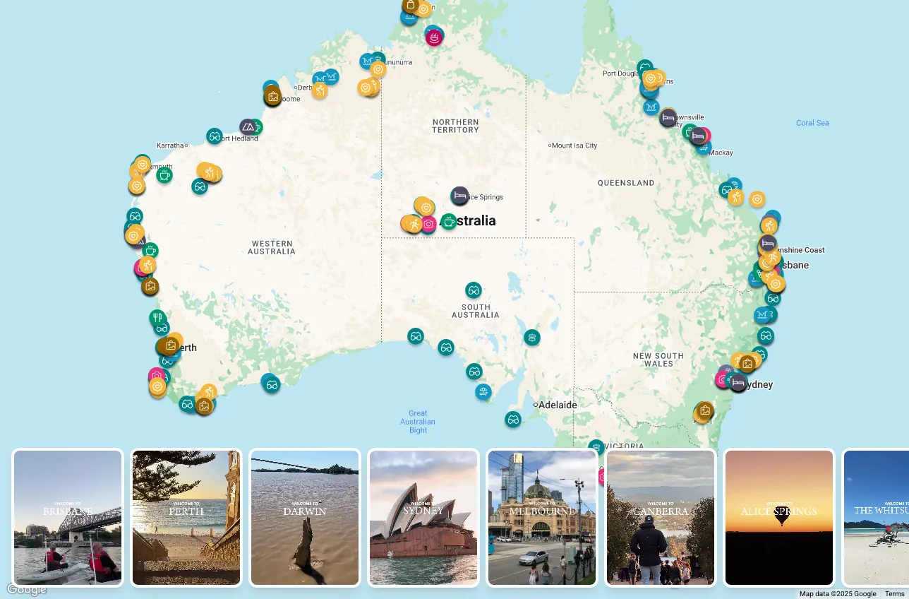 Itinerary Builder Screenshot