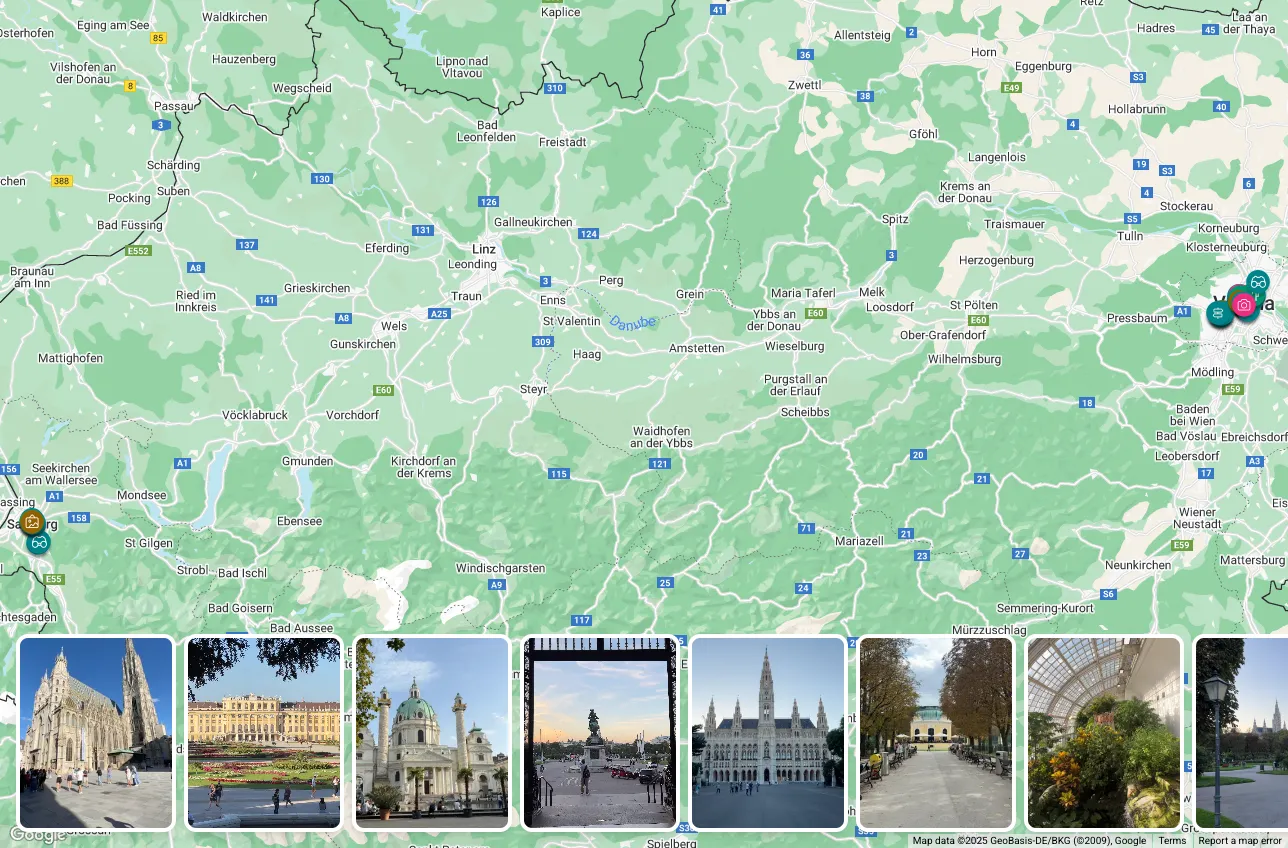 Itinerary Builder Screenshot