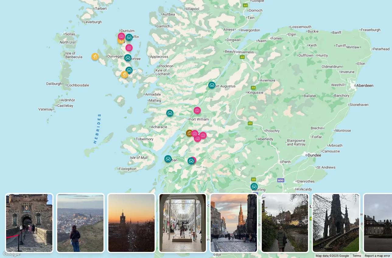 Itinerary Builder Screenshot