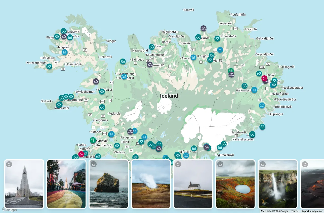 Itinerary Builder Screenshot