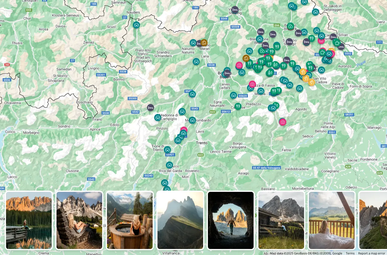 Itinerary Builder Screenshot