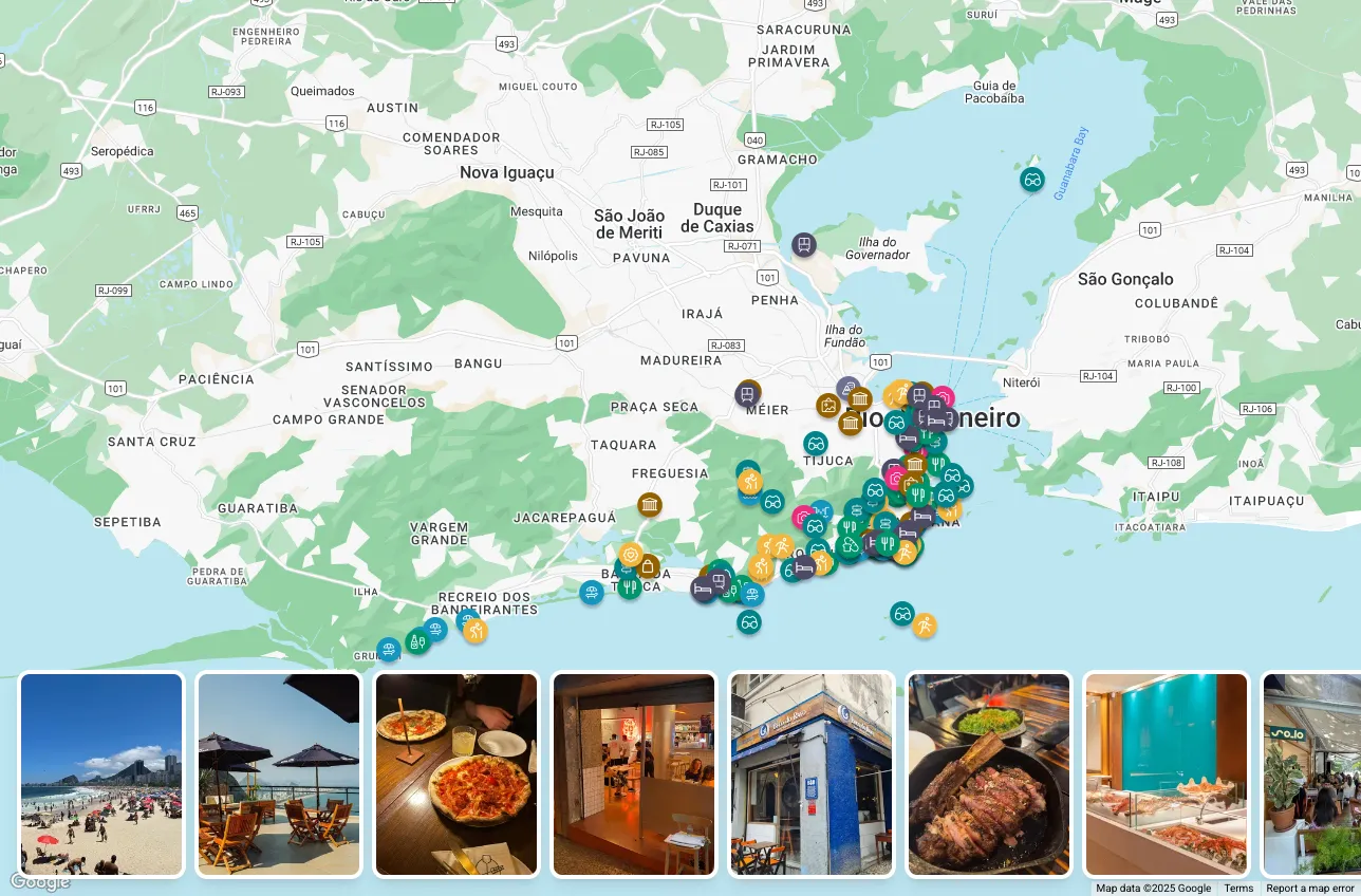 Itinerary Builder Screenshot