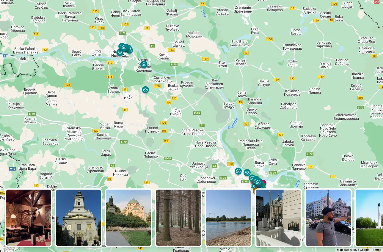 Itinerary Builder Screenshot