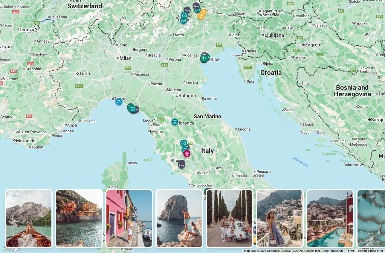Itinerary Builder Screenshot