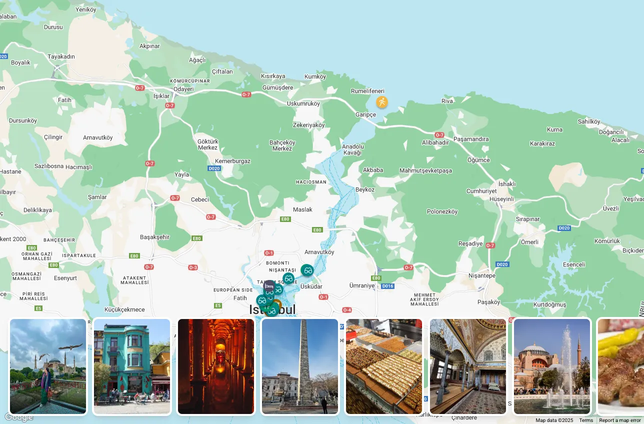 Itinerary Builder Screenshot