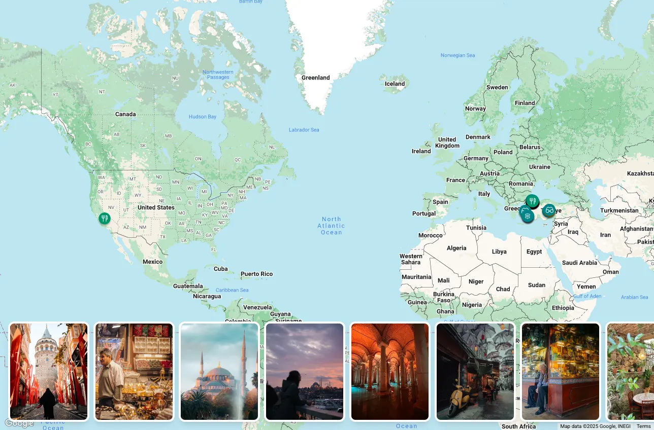 Itinerary Builder Screenshot