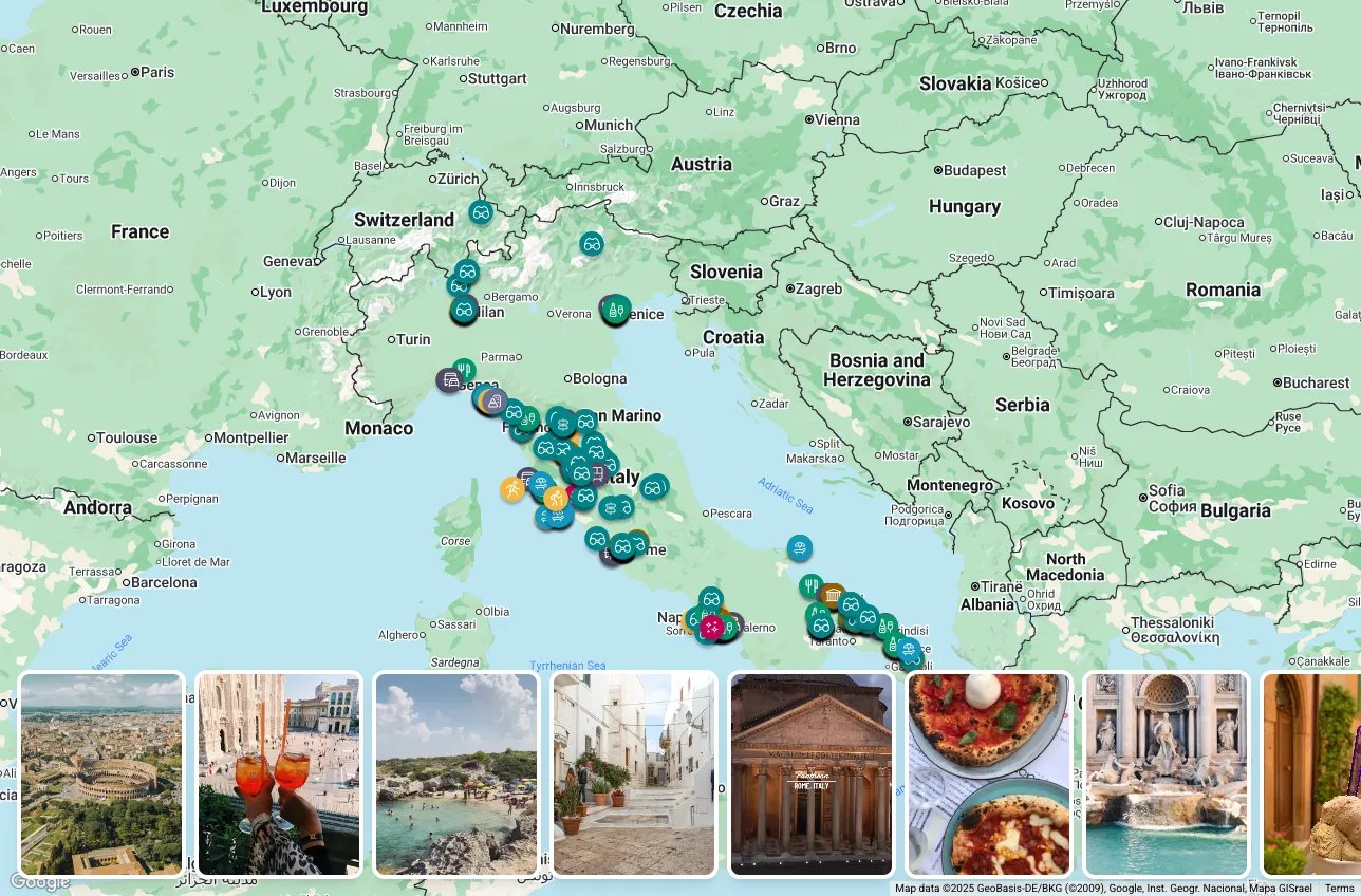 Itinerary Builder Screenshot