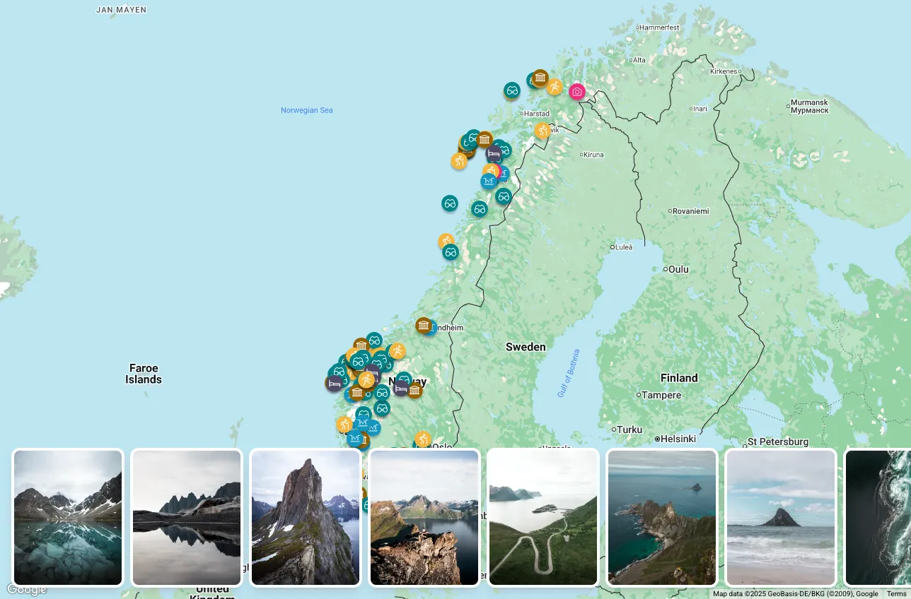 Itinerary Builder Screenshot