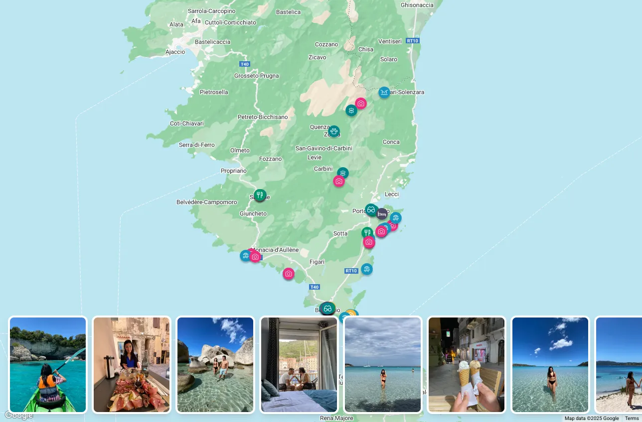 Itinerary Builder Screenshot