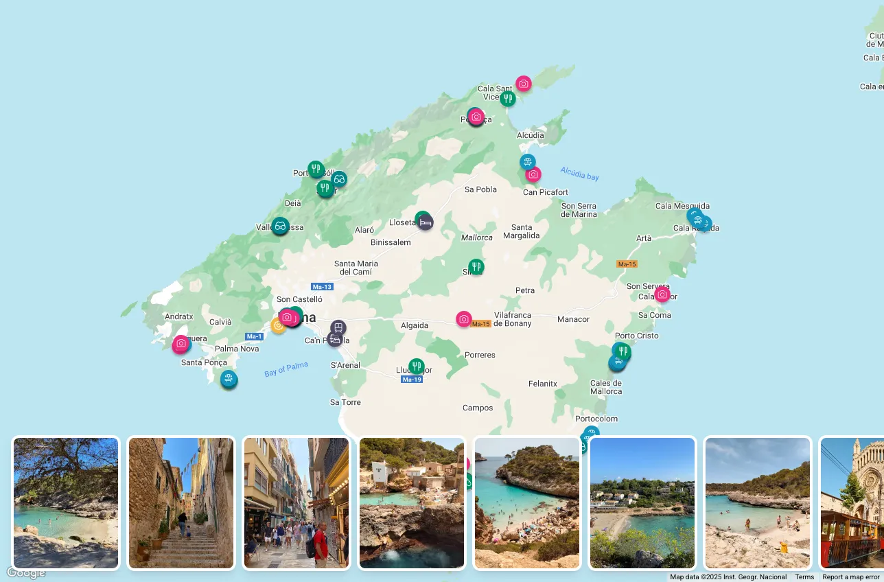 Itinerary Builder Screenshot