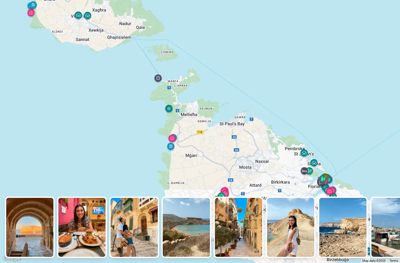 Itinerary Builder Screenshot