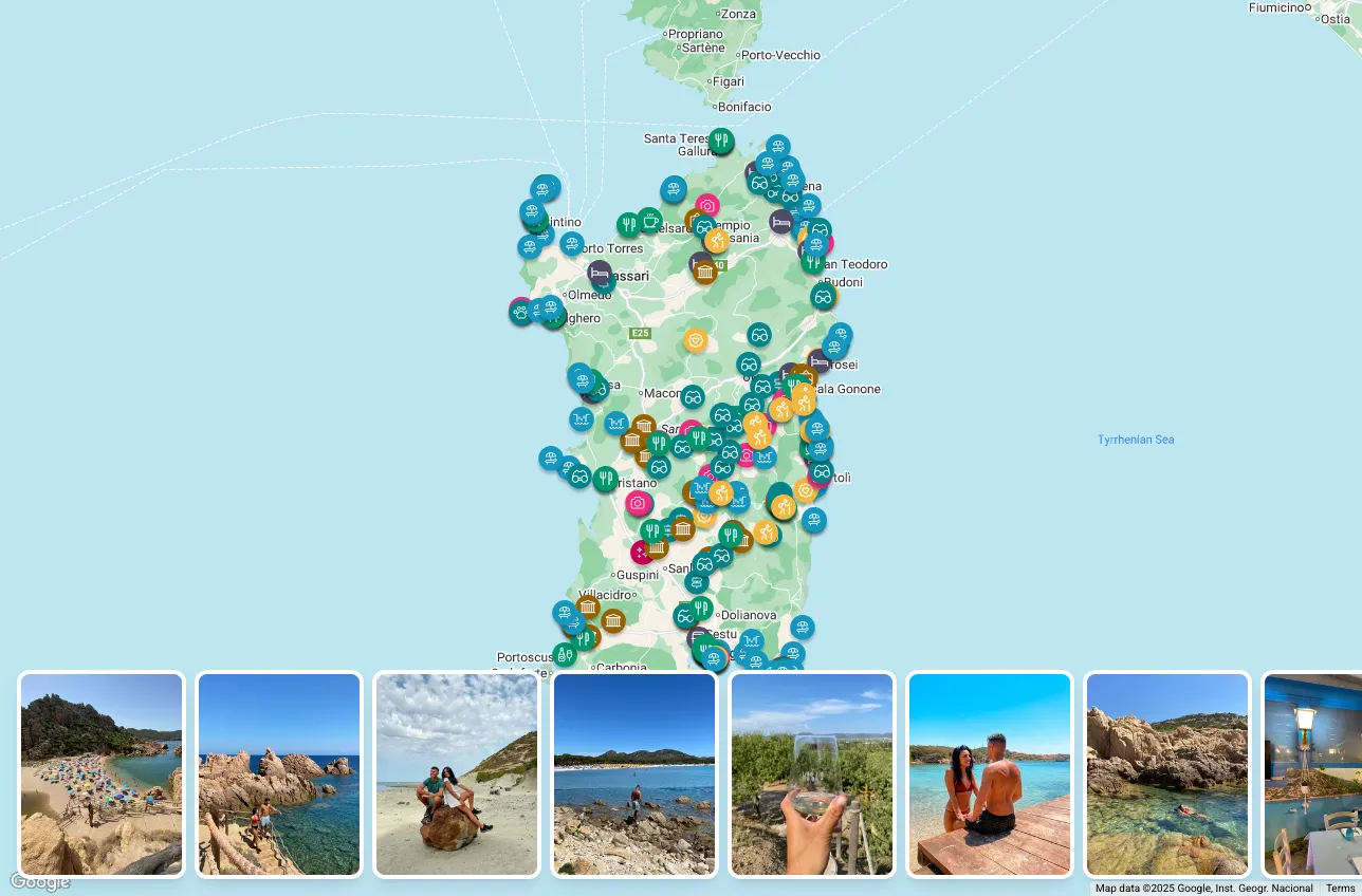 Itinerary Builder Screenshot