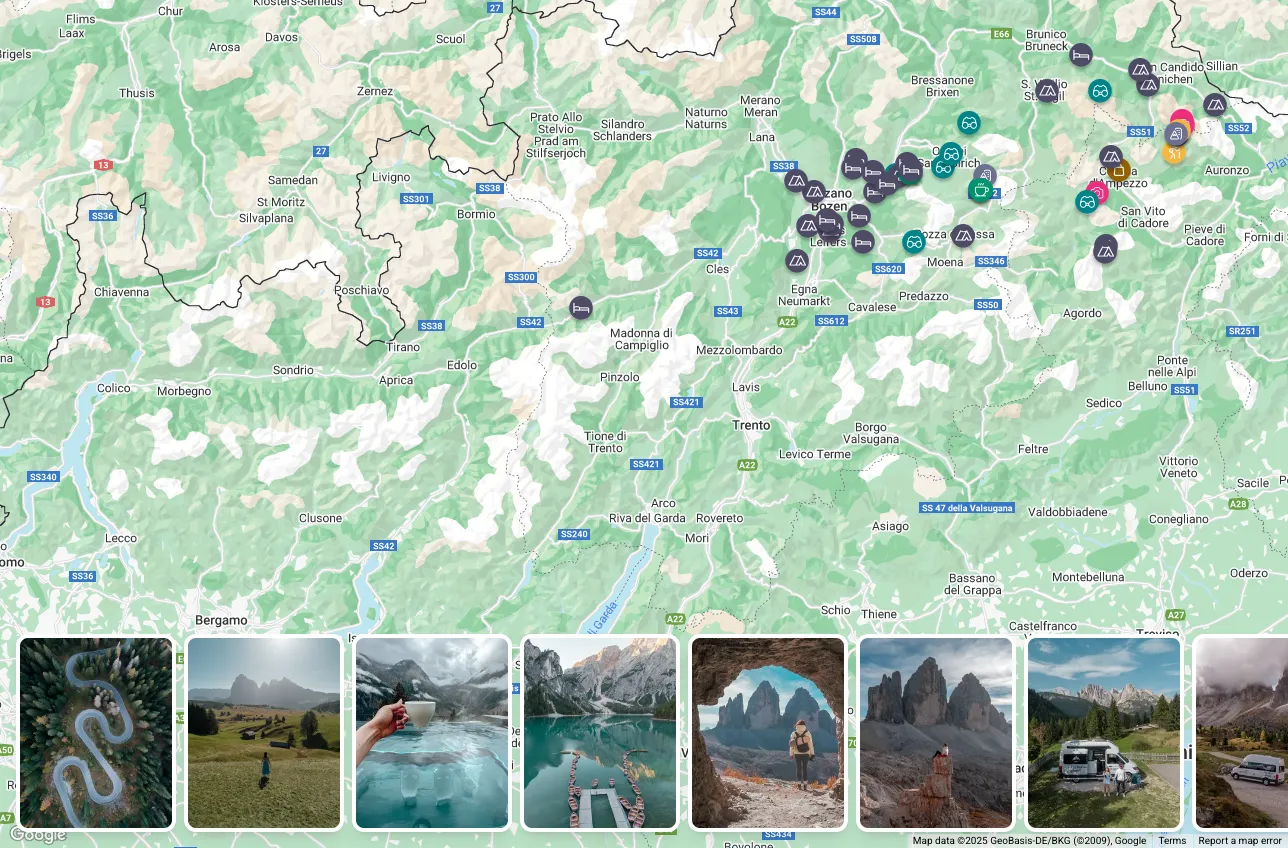 Itinerary Builder Screenshot