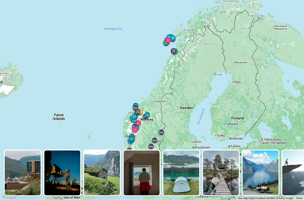Itinerary Builder Screenshot