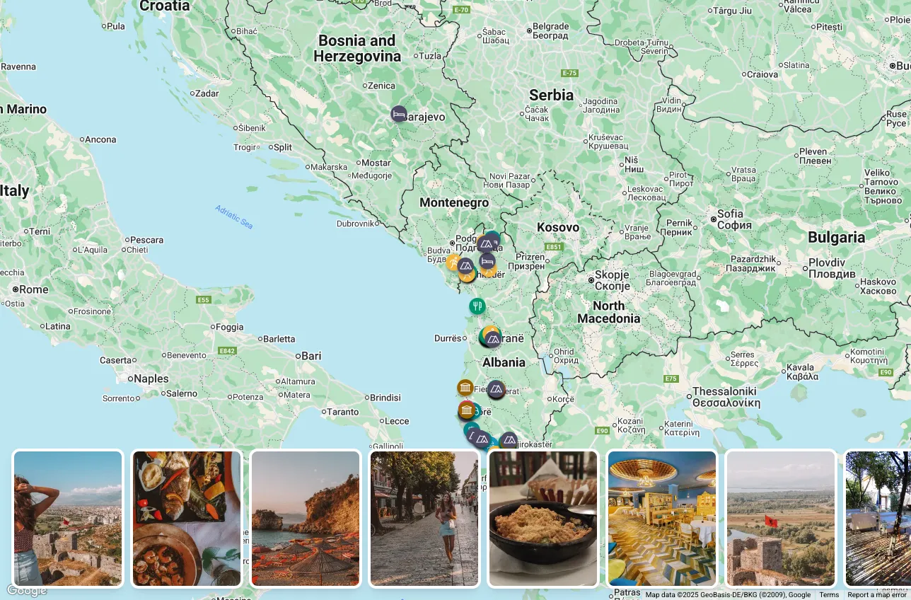 Itinerary Builder Screenshot