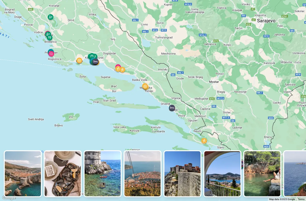 Itinerary Builder Screenshot
