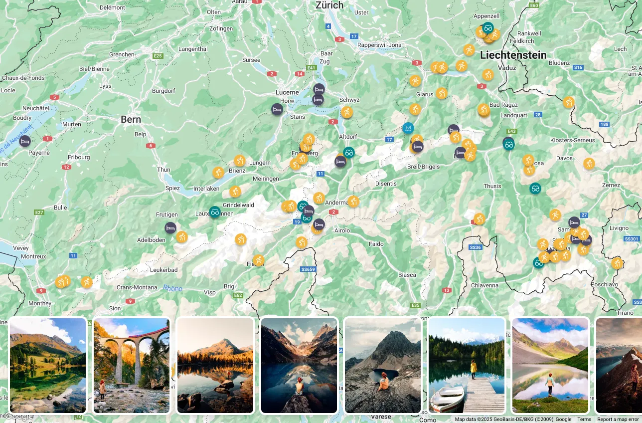 Itinerary Builder Screenshot