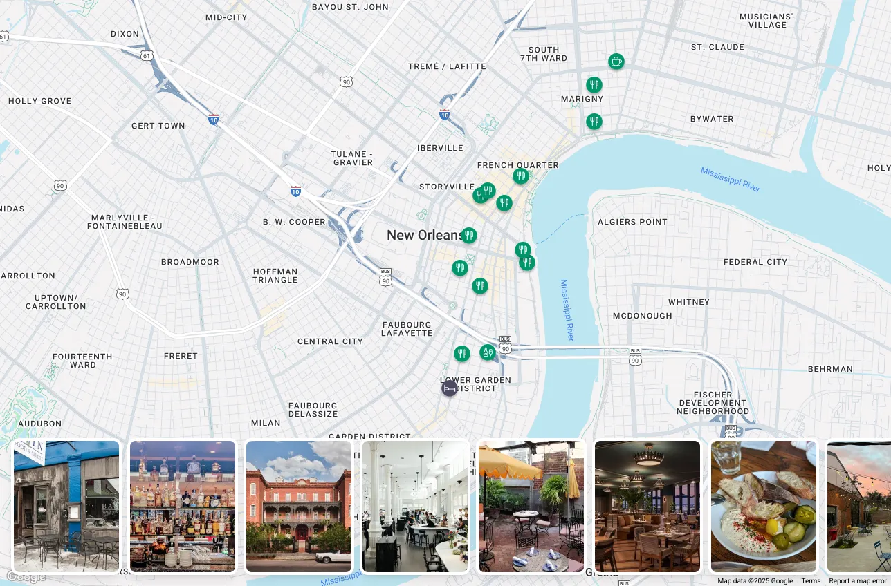 Itinerary Builder Screenshot
