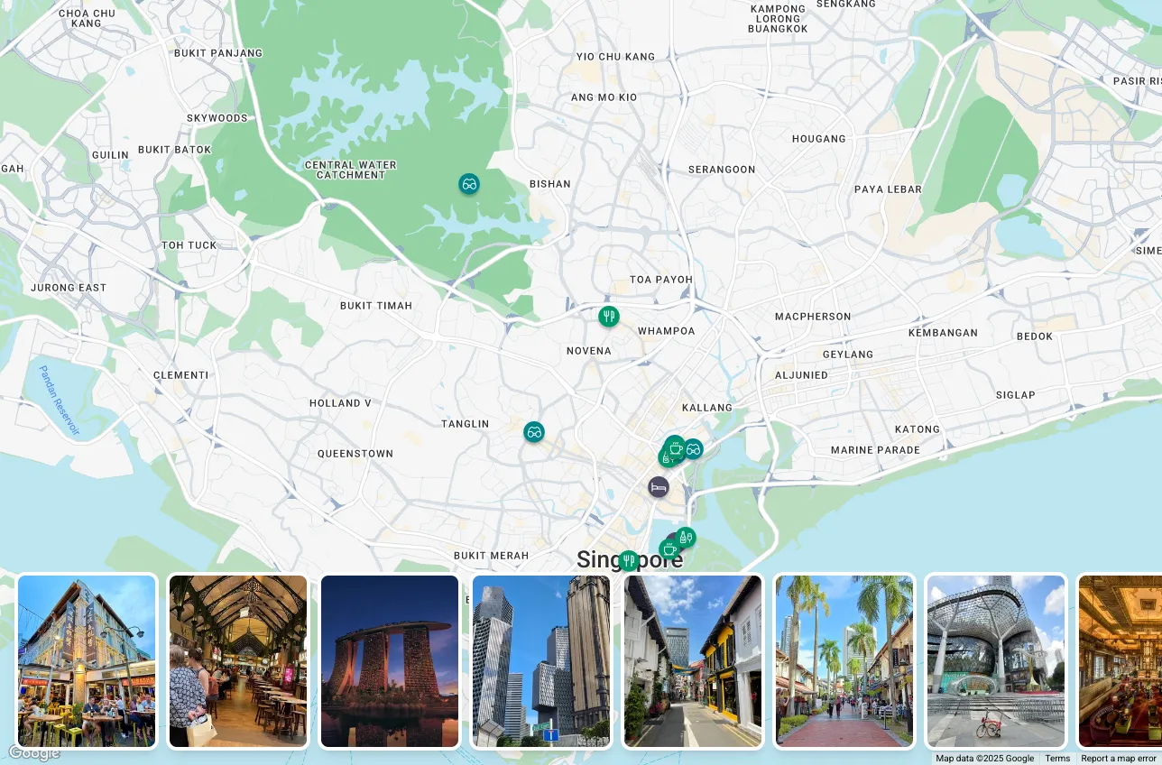 Itinerary Builder Screenshot