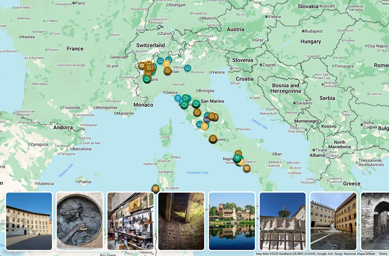 Itinerary Builder Screenshot