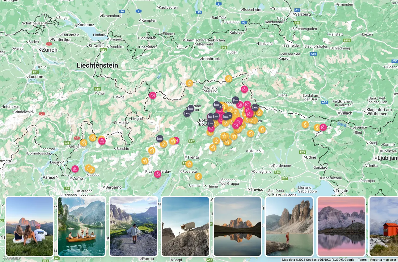 Itinerary Builder Screenshot