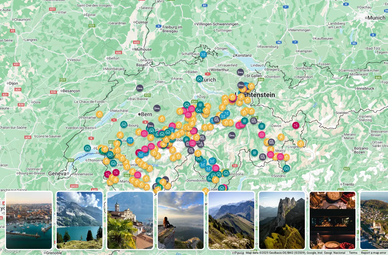 Itinerary Builder Screenshot