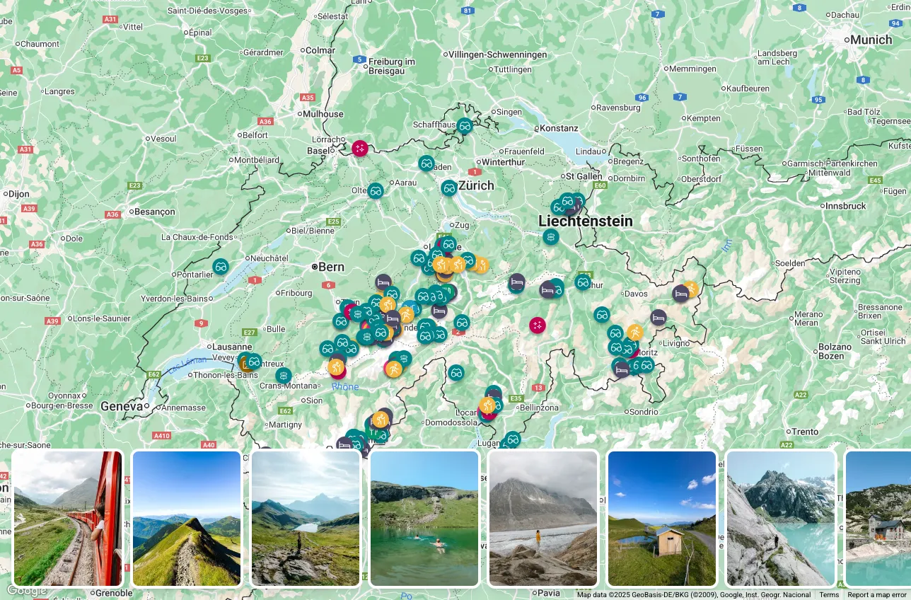 Itinerary Builder Screenshot