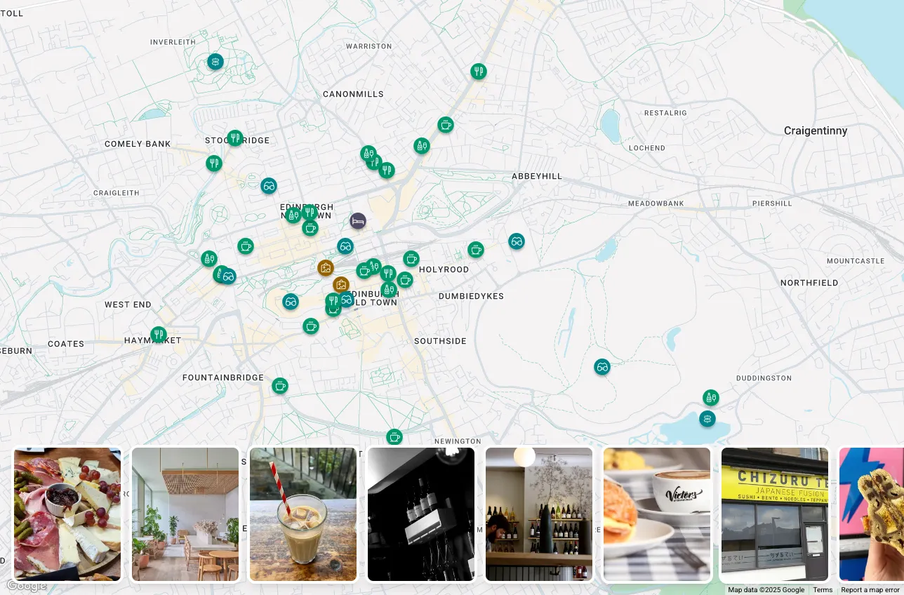 Itinerary Builder Screenshot