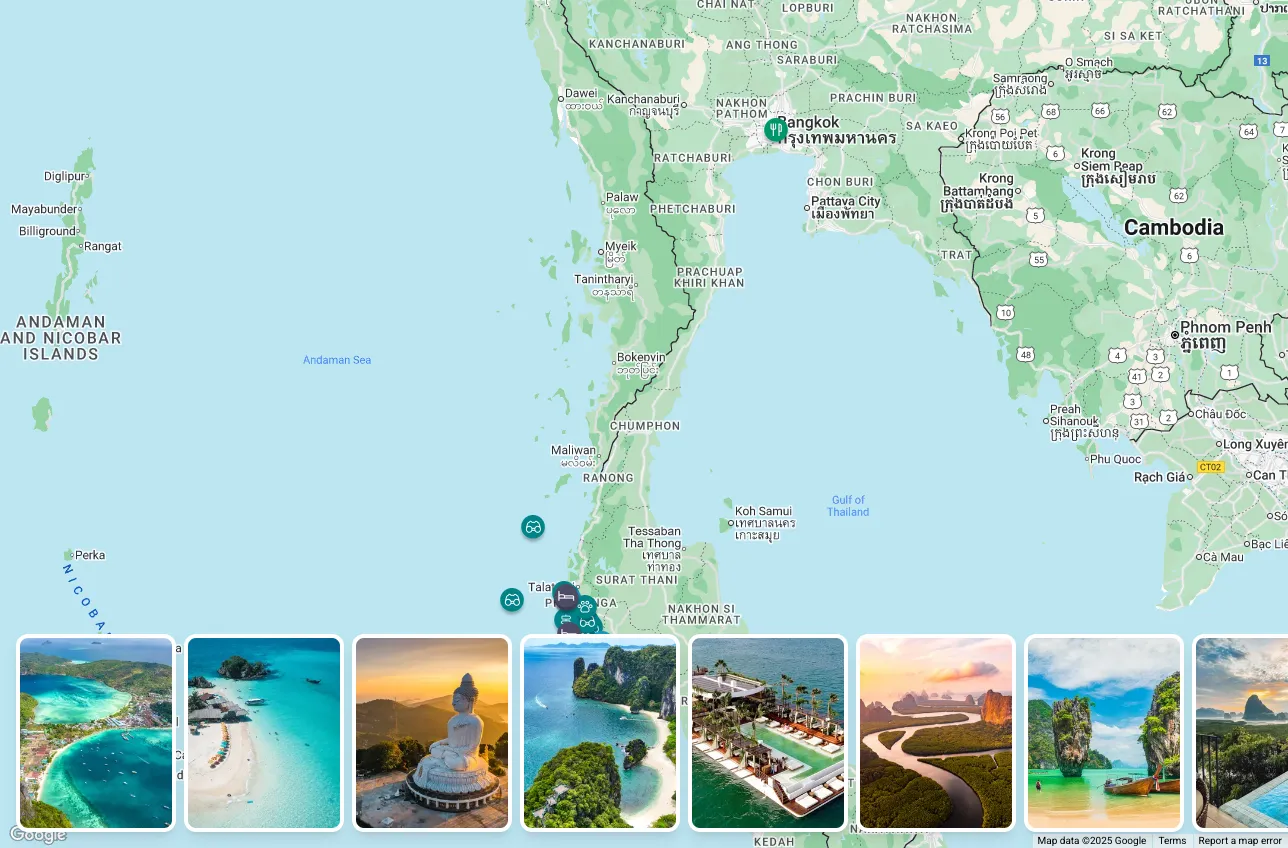 Itinerary Builder Screenshot
