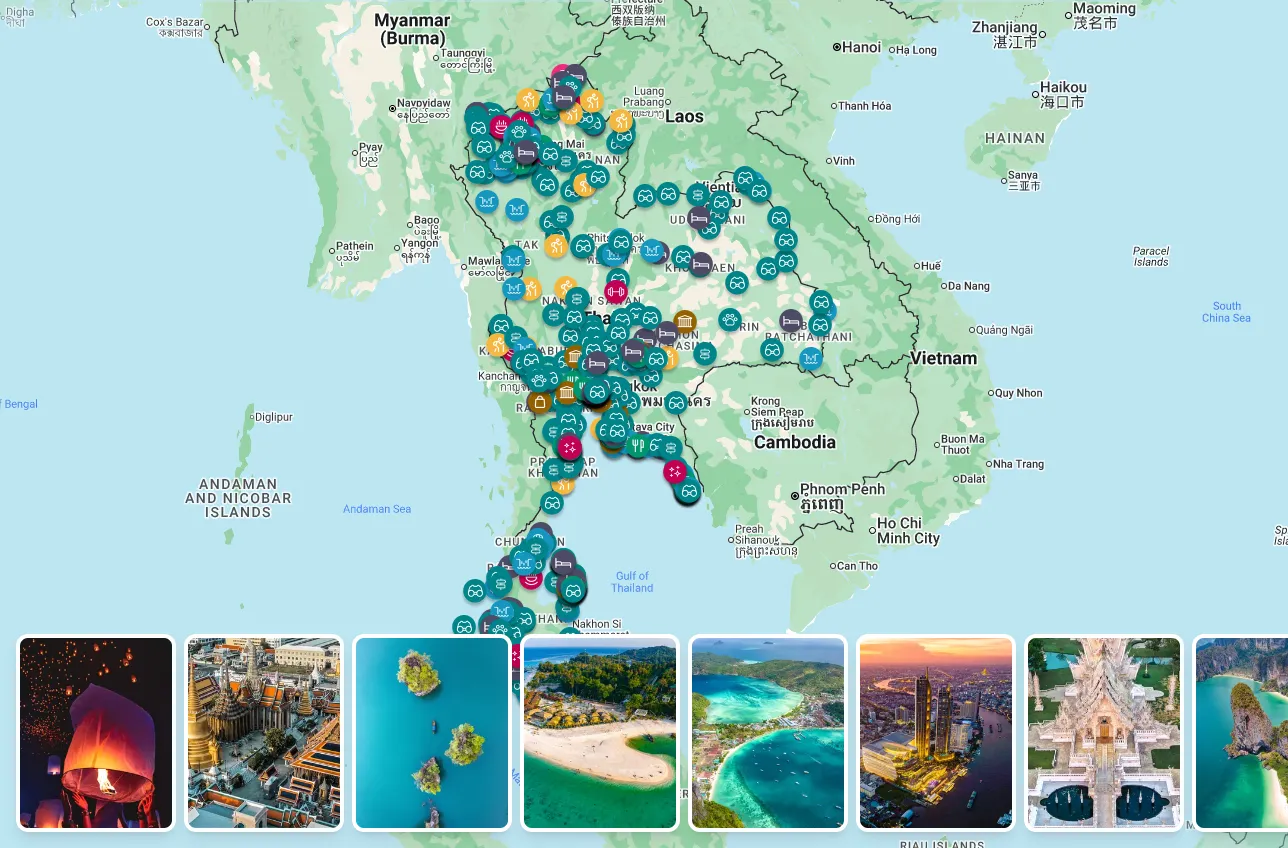 Itinerary Builder Screenshot