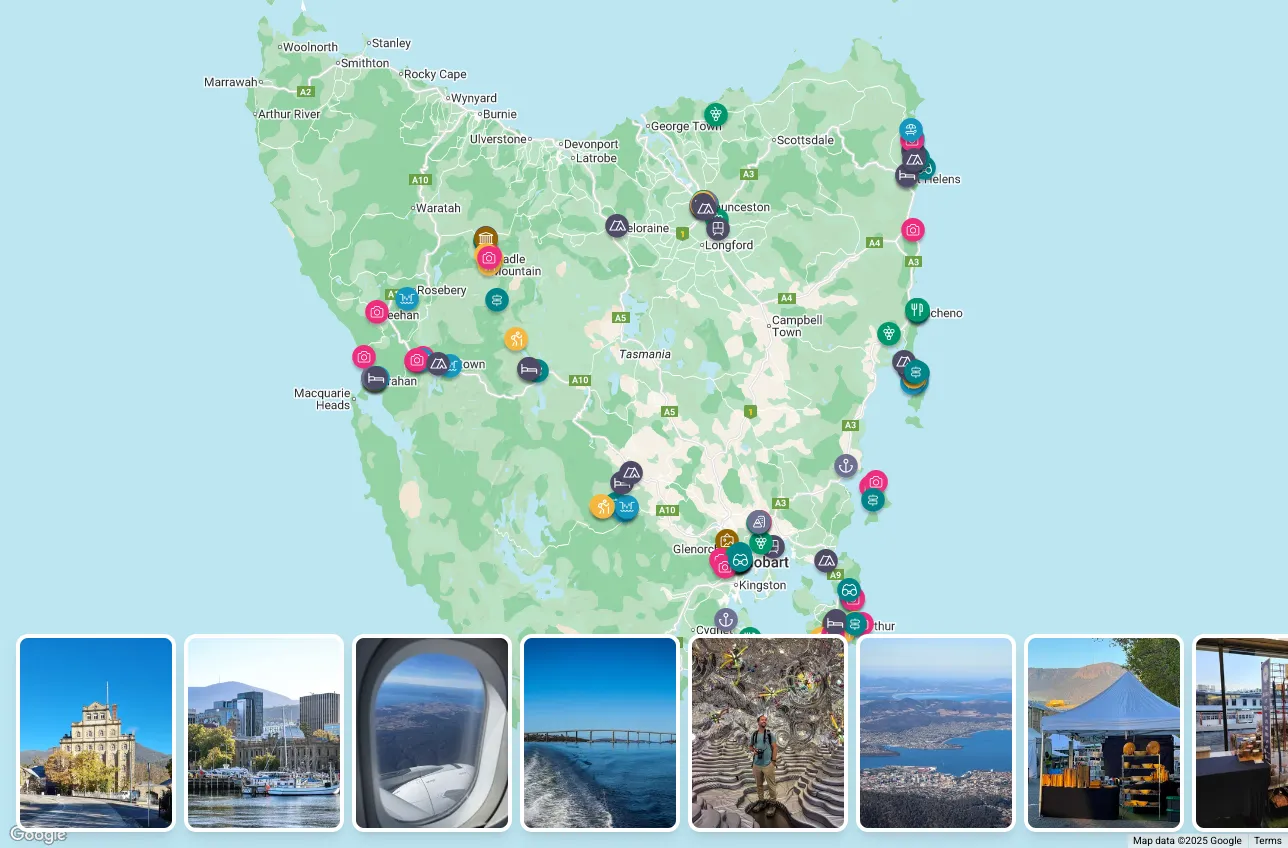 Itinerary Builder Screenshot